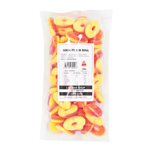 Trolli Sour Peach Ring 500g