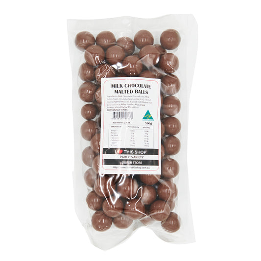 Milk Chocolate Malted Balls 500g