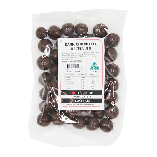 Dark Chocolate Chocolate Hazelnuts 250g