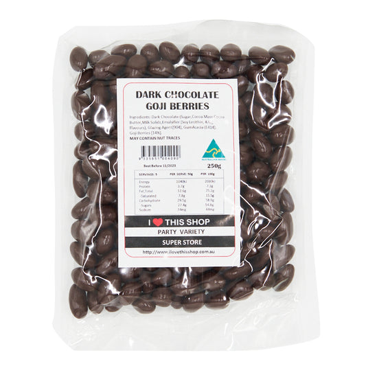 Dark Chocolate Goji Berries 250g