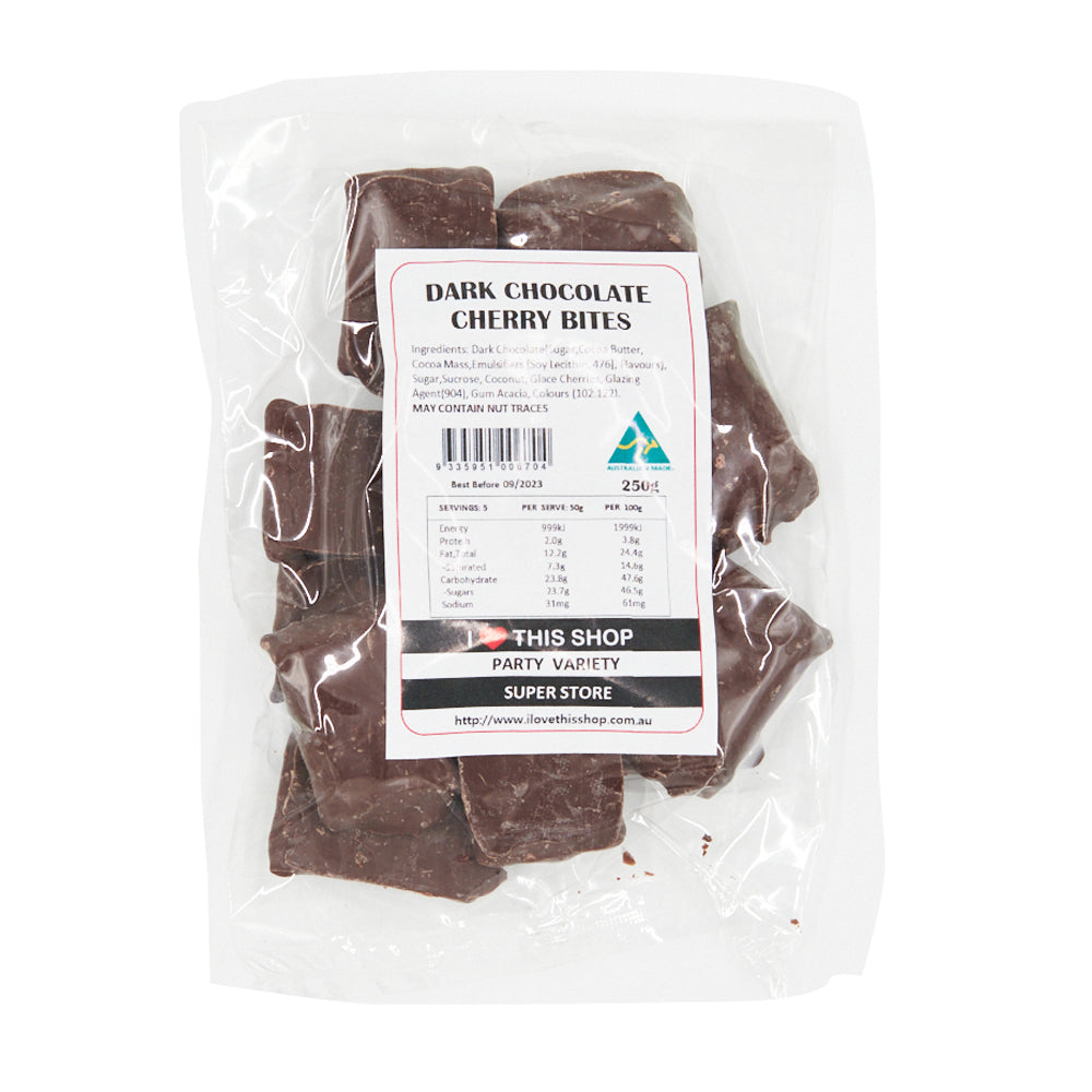 Dark Chocolate Cherry Bites 250g