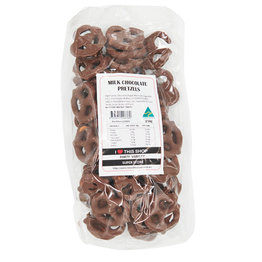 Milk Chocolate Pretzels 250g