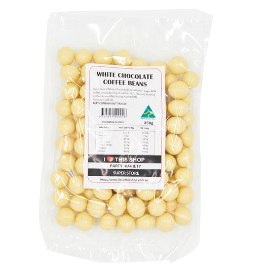 White Chocolate Coffee Beans 250g