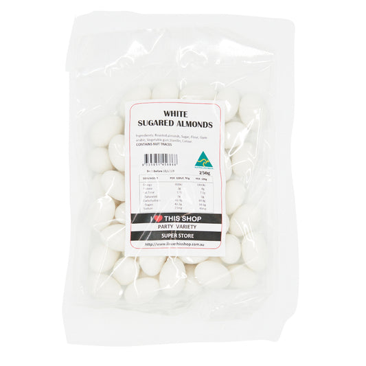 White Sugared Almonds 250g