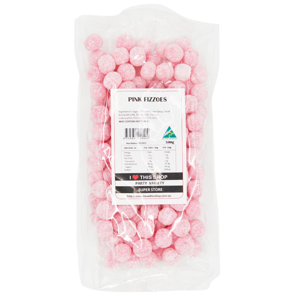 Lagoon Pink Fizzoes 500g