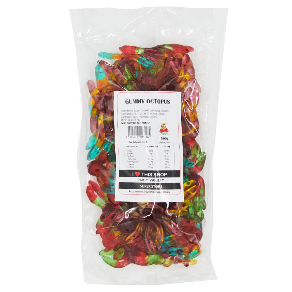 Trolli Gummy Octopus 500g