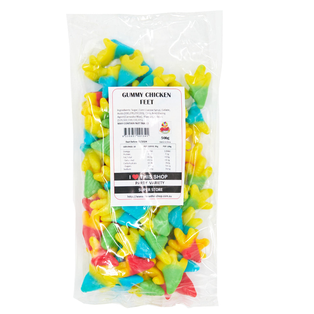 Trolli Gummy Chicken Feet 500g