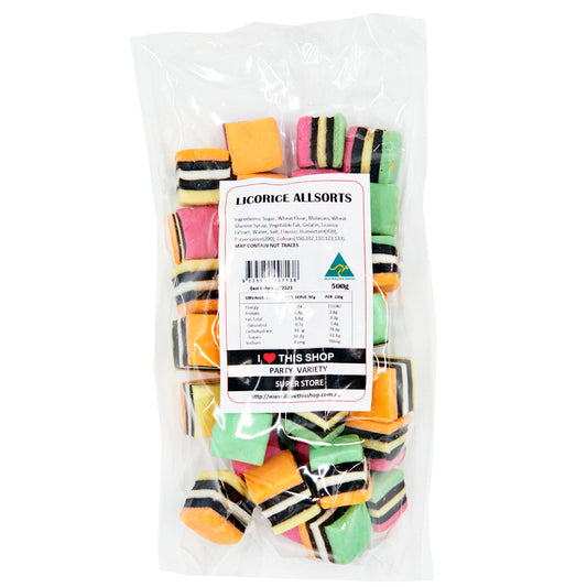 Licorice Allsorts 500g