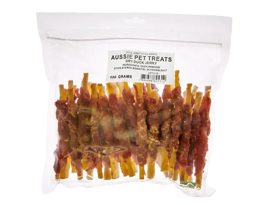 Duck Jerky Sticks Dog treats 500g