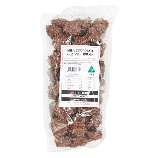 Milk Chocolate Coconut Rough 500g