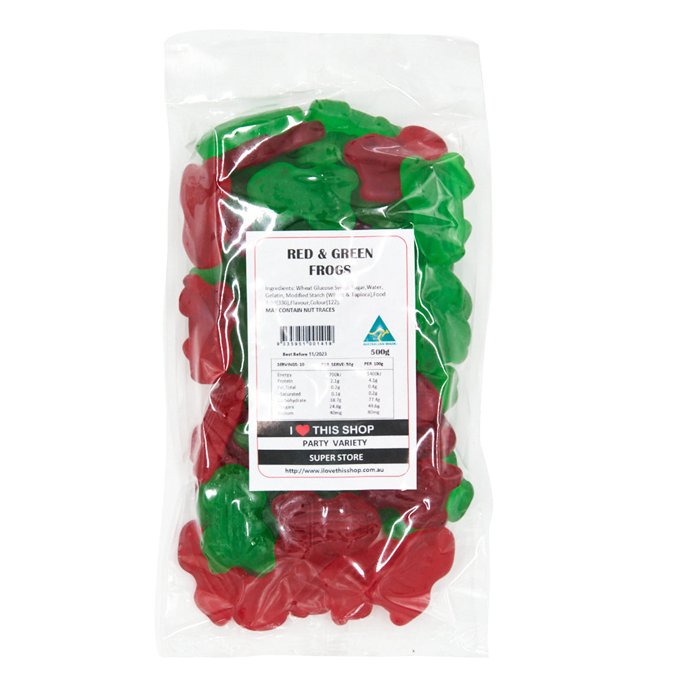 Red & Green Frogs 500g