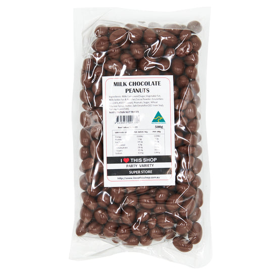 Milk Chocolate Peanuts 500g