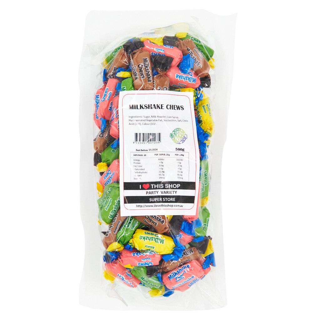 Milkshake Chews 500g