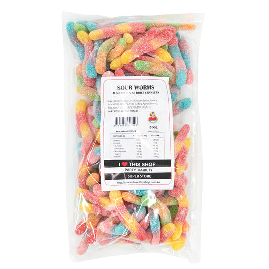 Trolli Sour Worms 500g