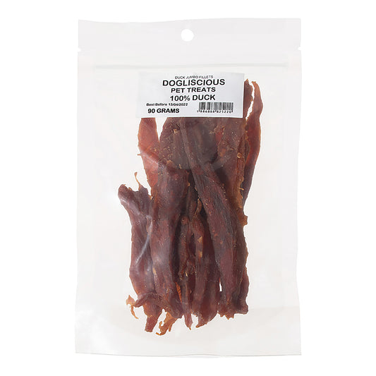 Duck Jerky Jumbo Fillets 90g