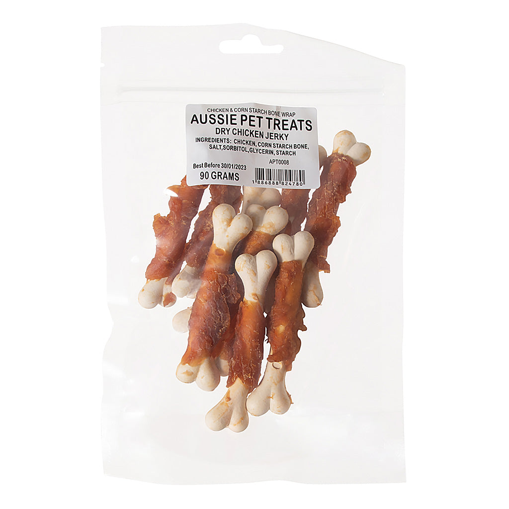 Chicken Jerky Bone Wraps 90g