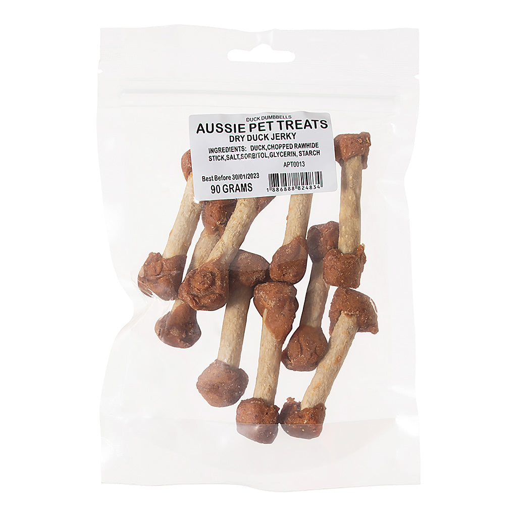 Duck Jerky Dumbbells 90g