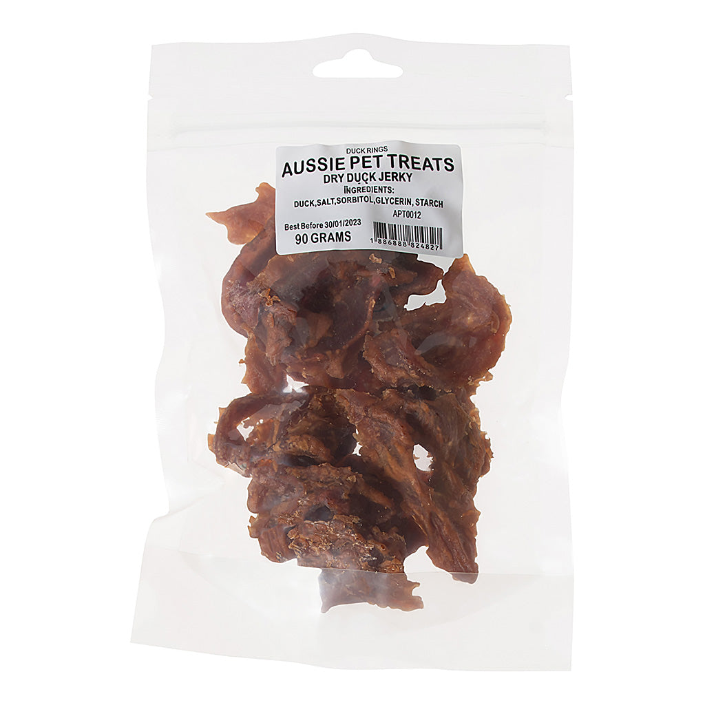 Duck Jerky Rings 90g