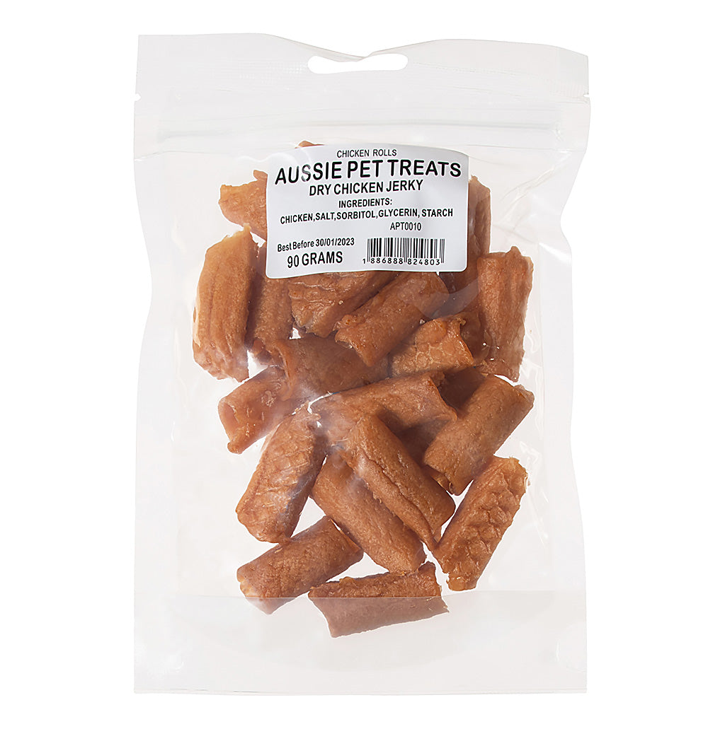 Chicken Jerky Rolls 90g