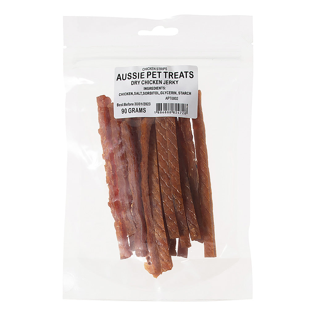 Chicken Jerky Strips 90g