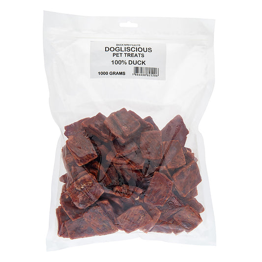 Doglisious Duck Jerky Mini Fillets 1kg