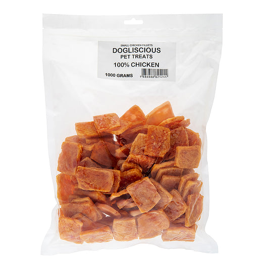 Doglisious Chicken Jerky Small Fillets 1kg