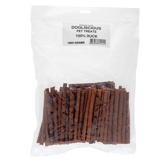 Doglisious Duck Jerky BBQ Sticks 1kg