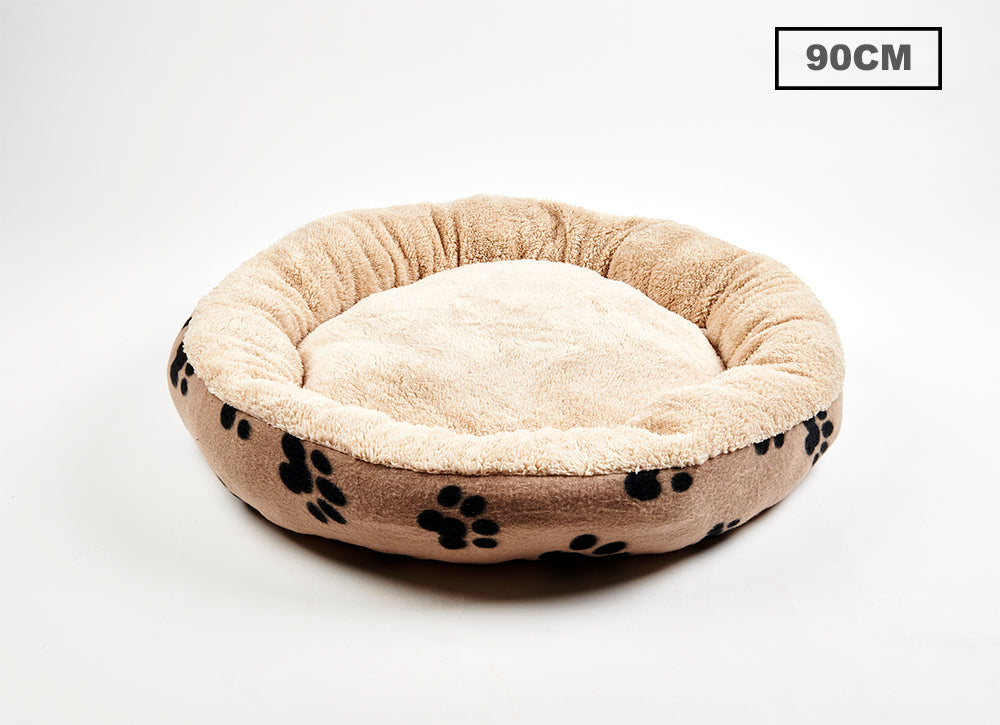 Donuts Dog Bed (Brown) L 90cm