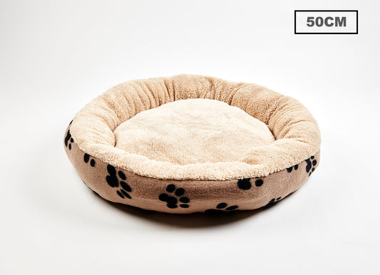 Donuts Dog Bed (Brown) S 50cm