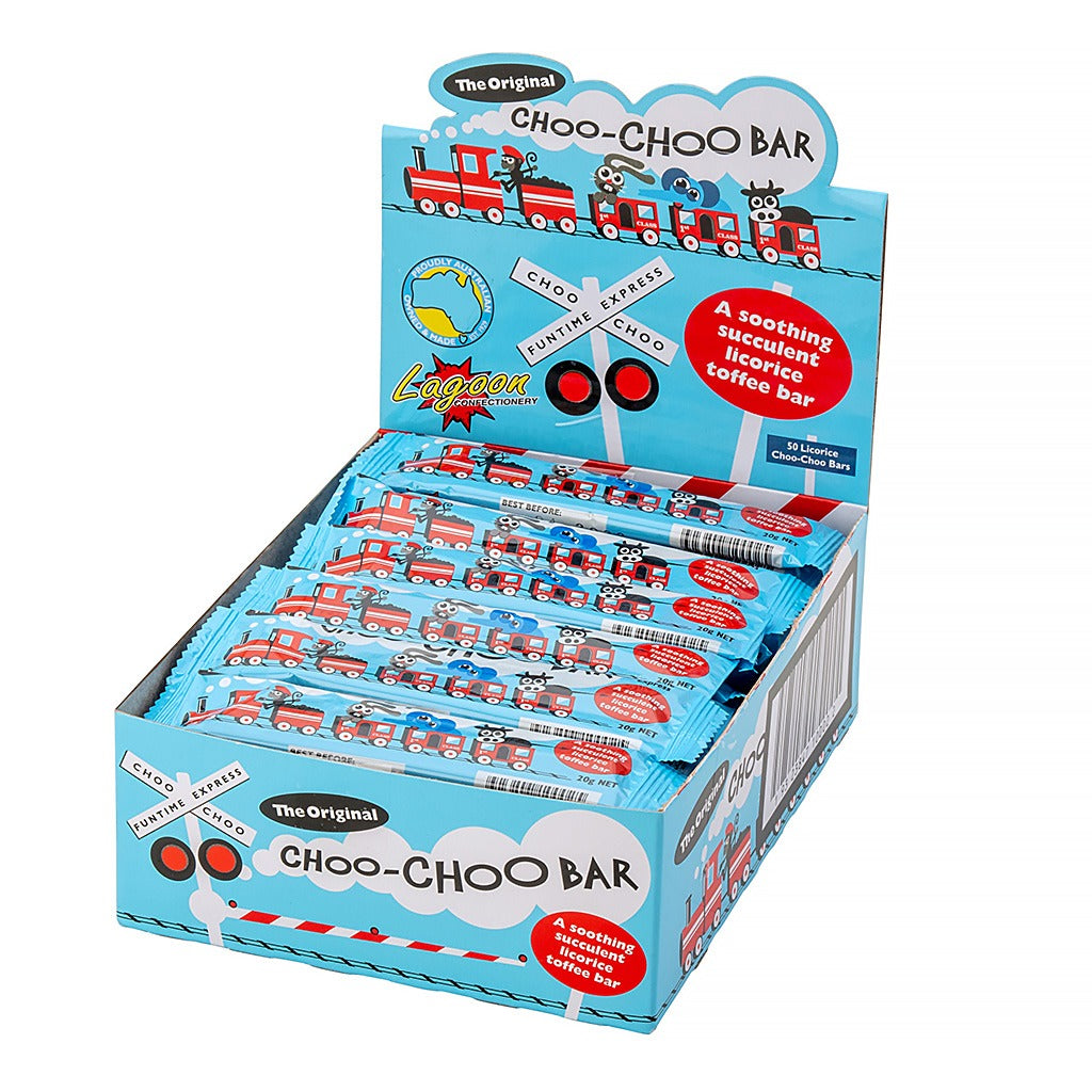 Raspberry Choo Choo Bars 50x20g